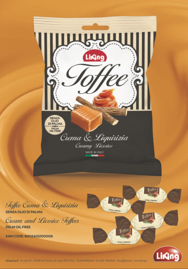 Caramelle Toffee Crema & Liquirizia